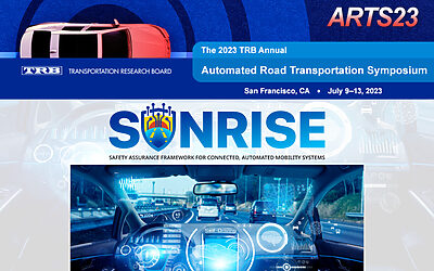 SUNRISE at the 2023 TRB Annual Automated Road Transportation Symposium